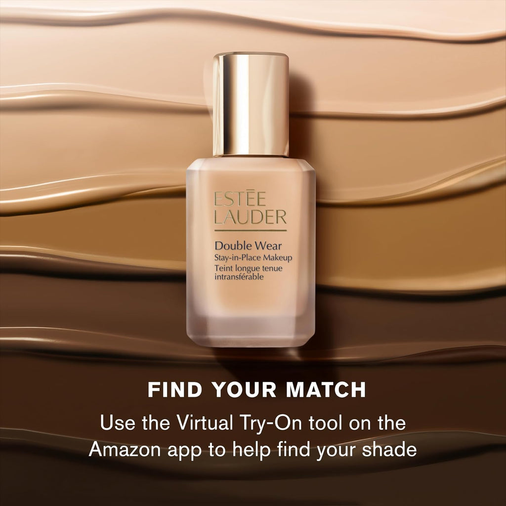 Estée Lauder Double Wear Stay-In-Place Foundation Makeup | 36-Hour Long-Wear Oil-Free Liquid Matte Foundation | Hydrating, Breathable, Buildable | New Formula