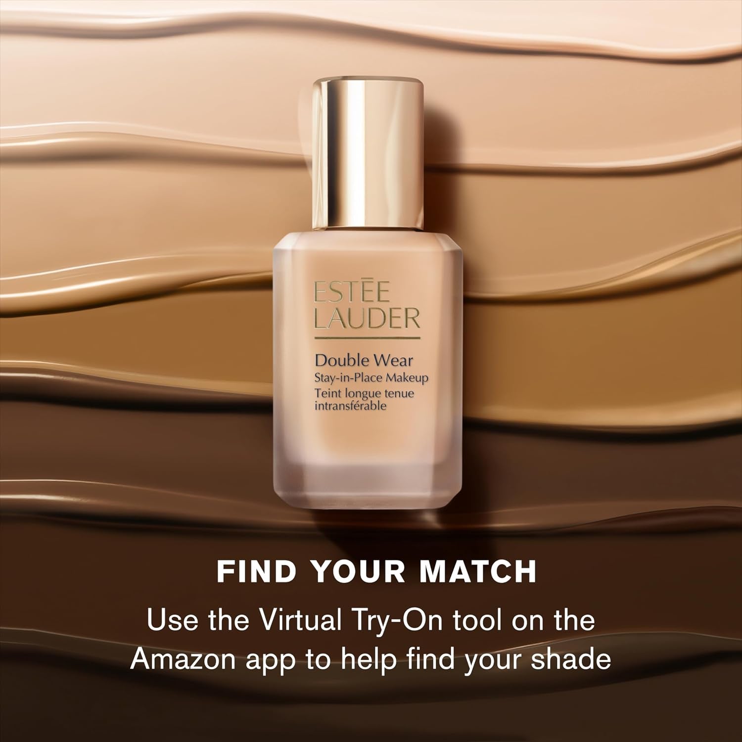 Estée Lauder Double Wear Stay-In-Place Foundation Makeup | 36-Hour Long-Wear Oil-Free Liquid Matte Foundation | Hydrating, Breathable, Buildable | New Formula