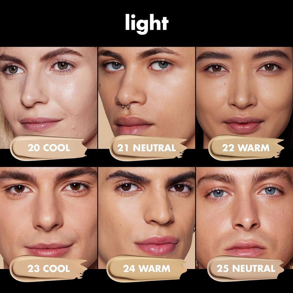 Soft Glam Foundation, 21 Light Neutral | Medium Coverage, Long-Lasting & Buildable Foundation for a Smooth, Satin Finish, Vegan & Cruelty-Free