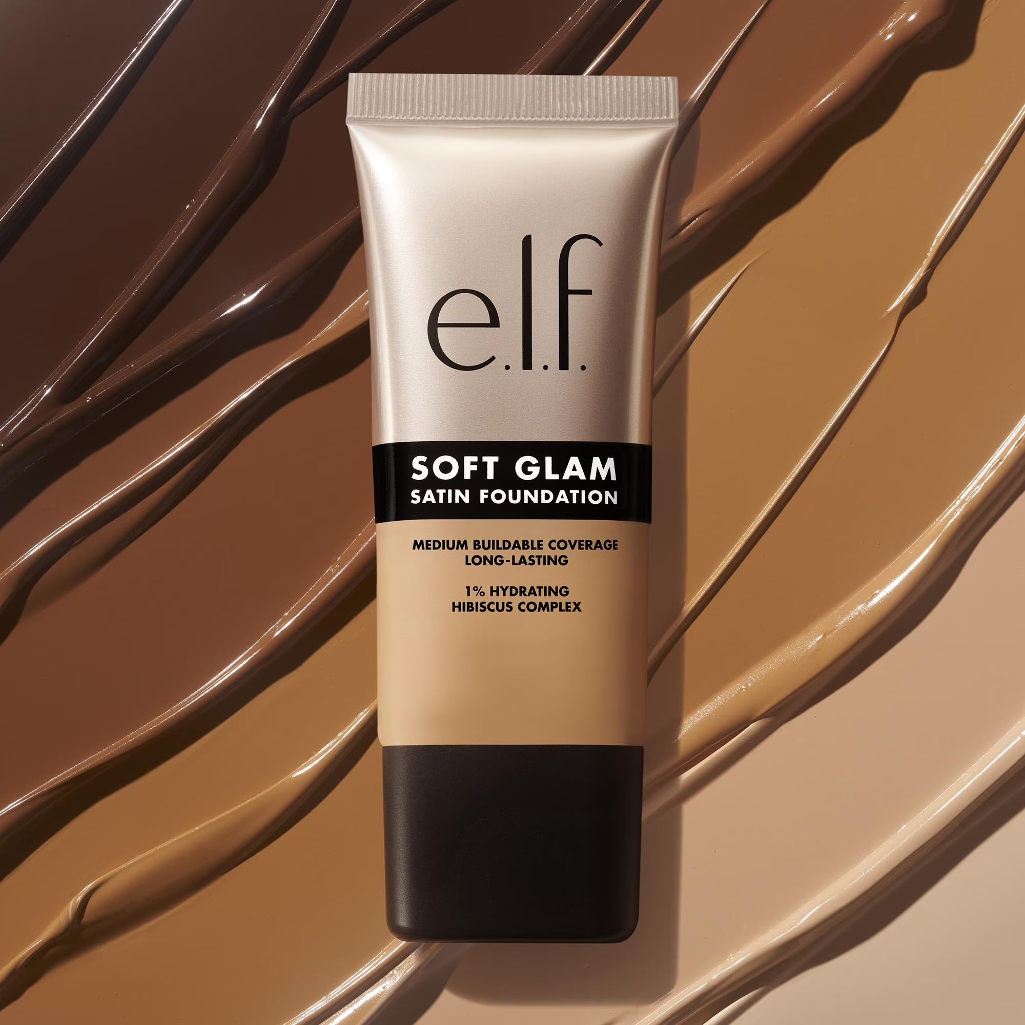E.L.F. Soft Glam Satin Foundation, 63 Rich Warm, 1 Fl Oz