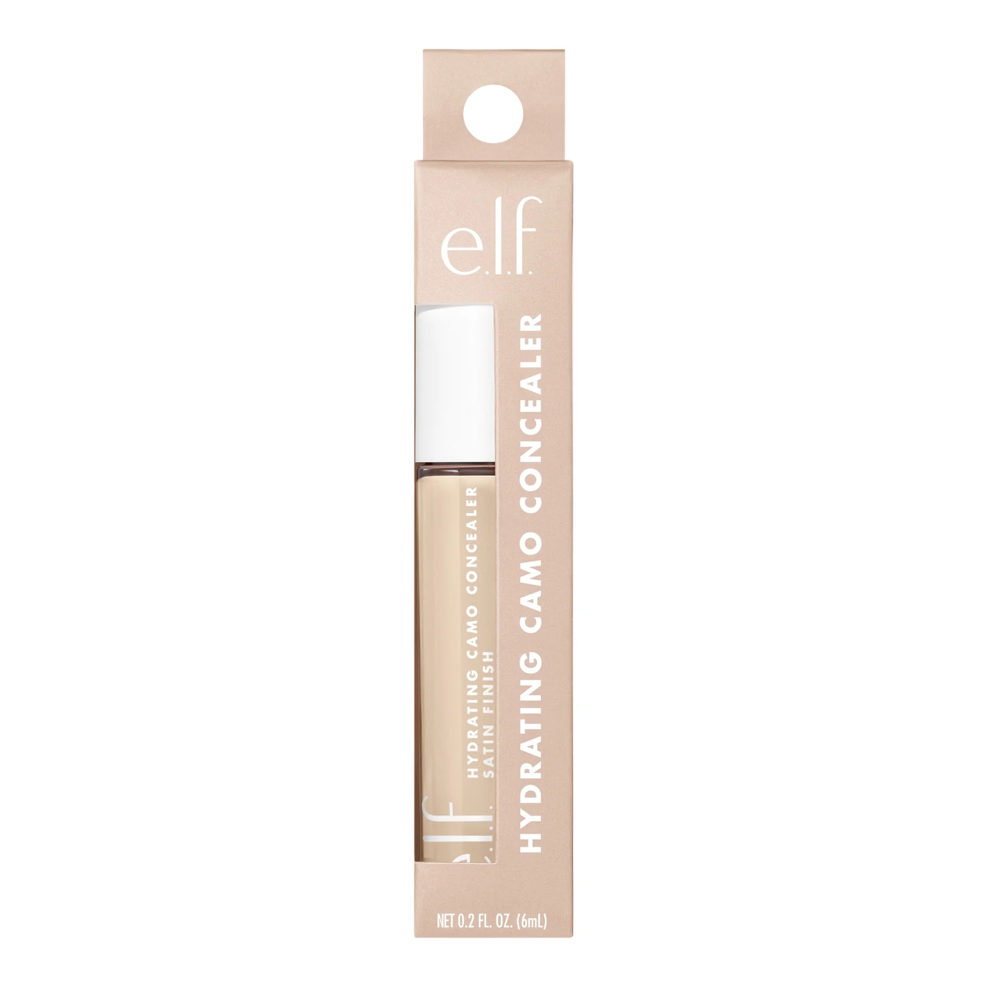 E.L.F. Hydrating Camo Concealer, Light Ivory, 0.203 Fl Oz