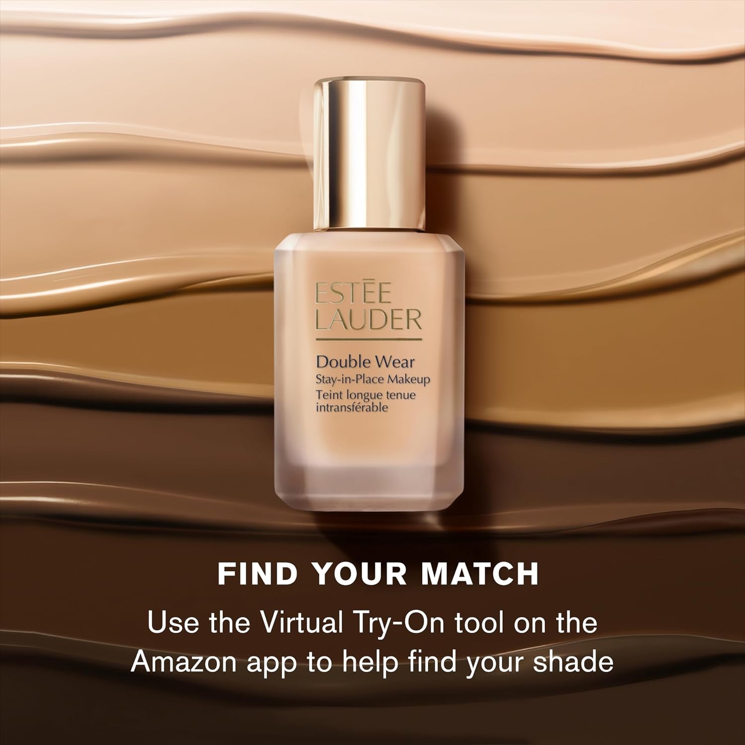 Estée Lauder Double Wear Stay-In-Place Foundation Makeup | 36-Hour Long-Wear Oil-Free Liquid Matte Foundation | Hydrating, Breathable, Buildable | New Formula