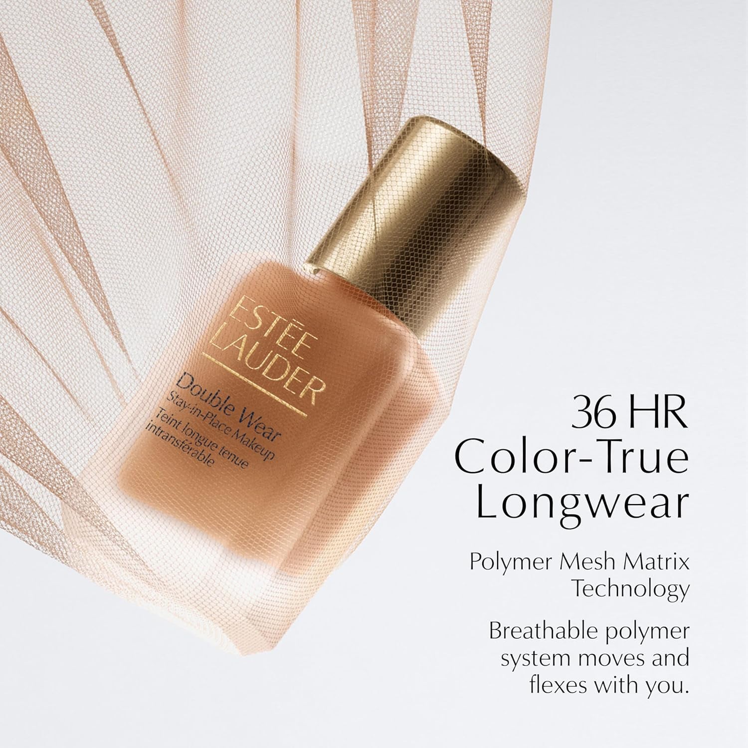 Estée Lauder Double Wear Stay-In-Place Foundation Makeup | 36-Hour Long-Wear Oil-Free Liquid Matte Foundation | Hydrating, Breathable, Buildable | New Formula