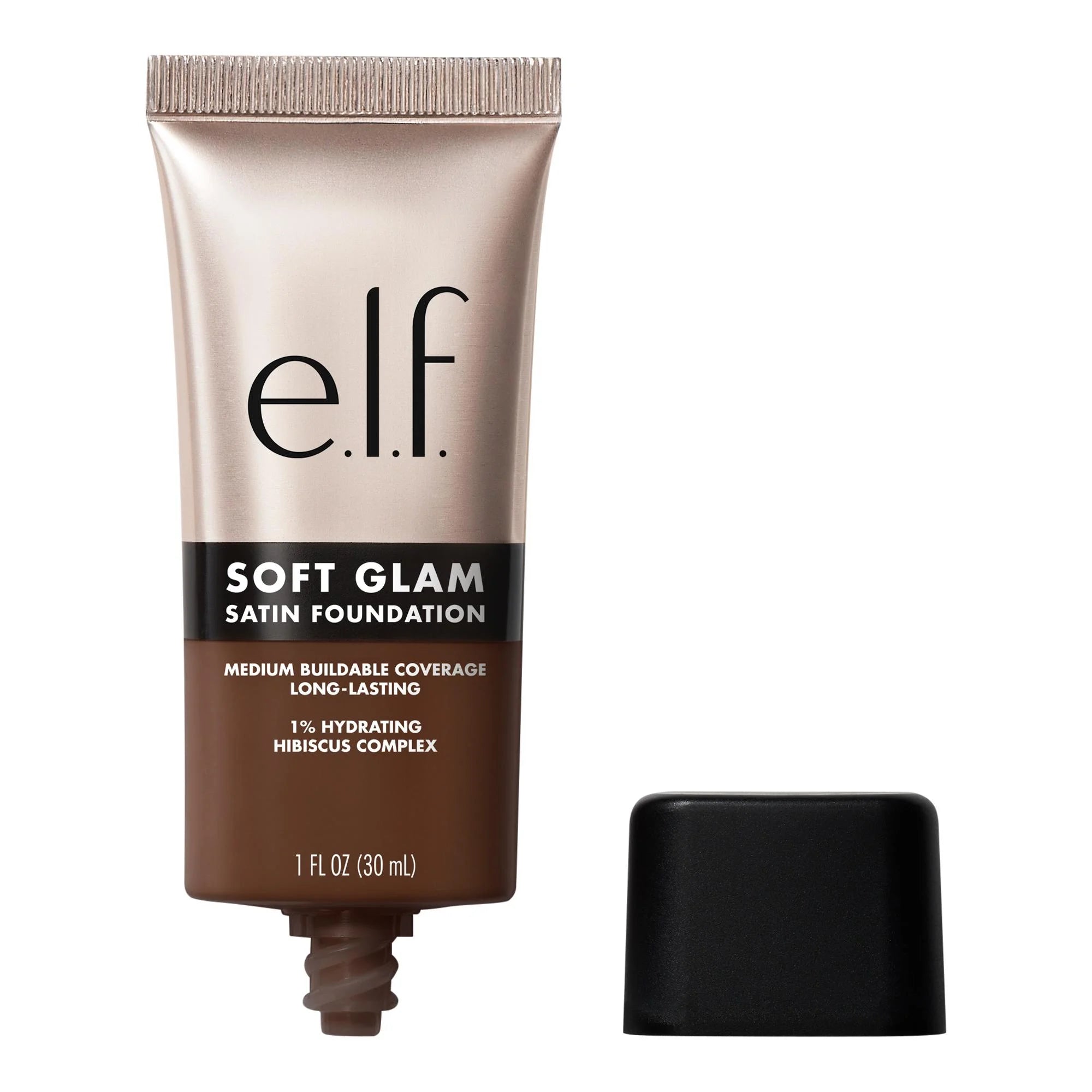 E.L.F. Soft Glam Satin Foundation, 63 Rich Warm, 1 Fl Oz